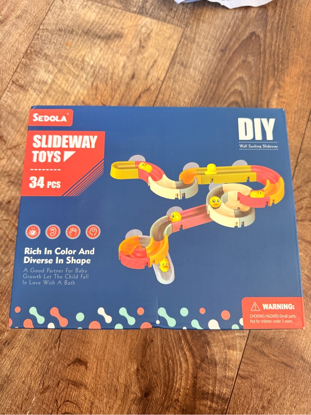 Slideway Toys DIY Track Set - Yellow & Red